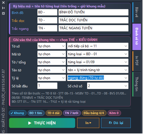 PXHS - màn hình chạy thật